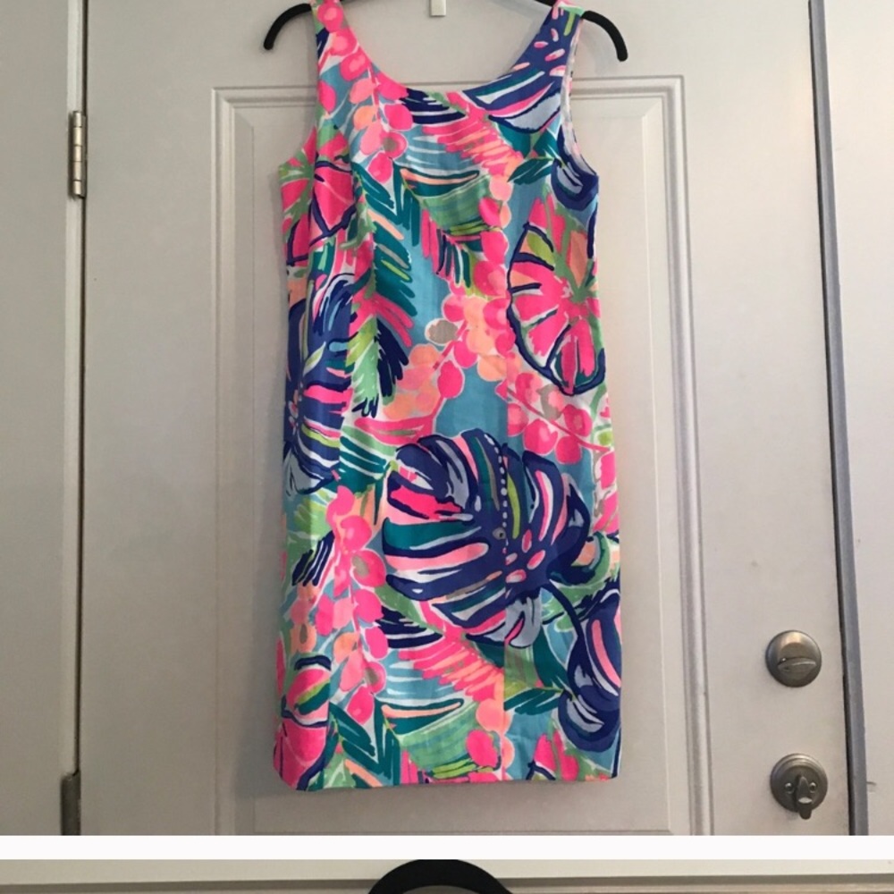 Lilly Pulitzer Shift Dress Exotic Garden